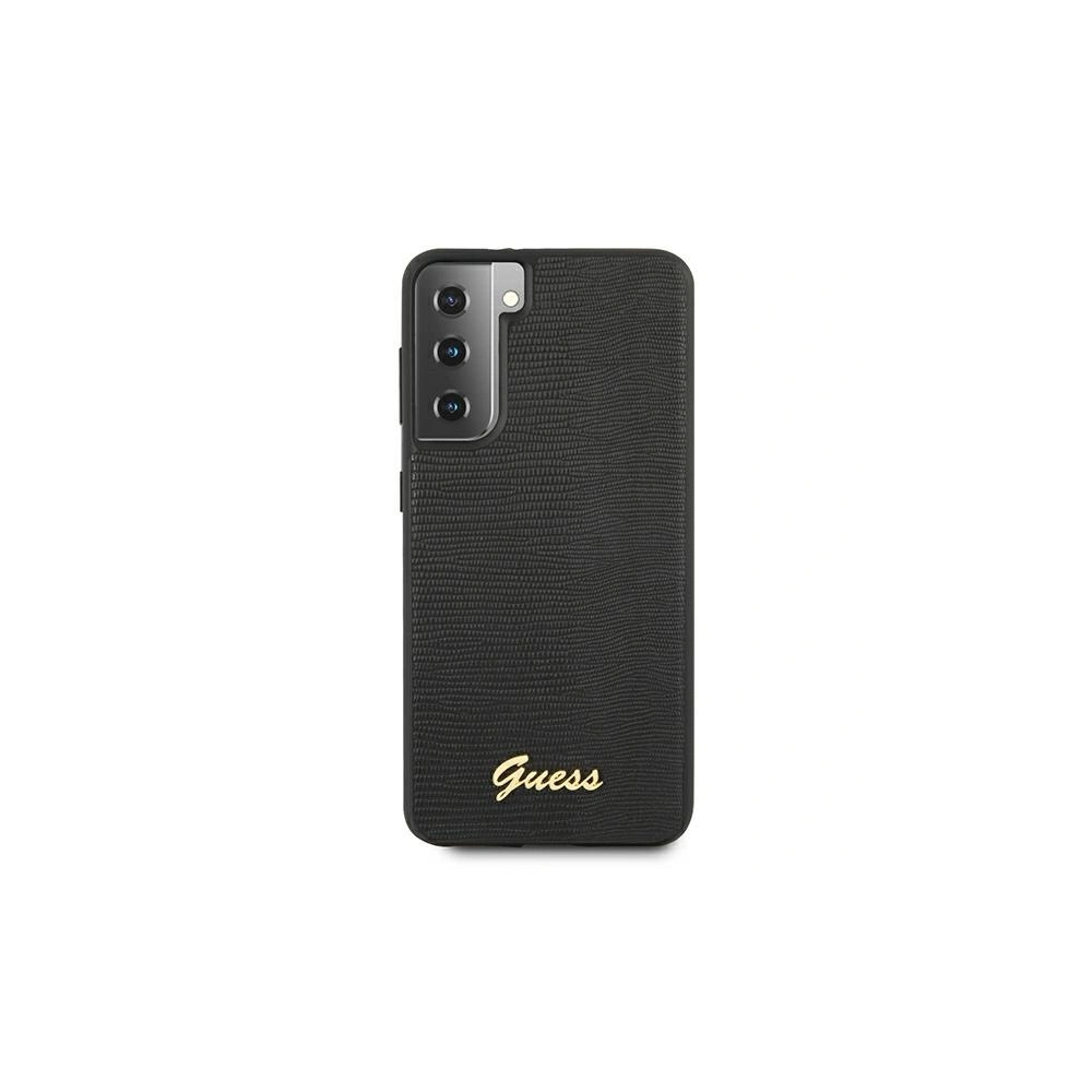 Hurtownia GSM - Etui Guess GUHCS21MPCUMLLIBK Samsung Galaxy S21+ Plus czarny/black hardcase Lizard Collection - GUE916BLK - {ean13} - Hurt