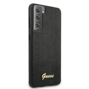 Hurtownia GSM - Etui Guess GUHCS21MPCUMLLIBK Samsung Galaxy S21+ Plus czarny/black hardcase Lizard Collection - GUE916BLK - {ean13} - Hurt