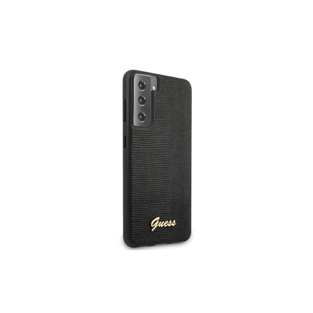 Hurtownia GSM - Etui Guess GUHCS21MPCUMLLIBK Samsung Galaxy S21+ Plus czarny/black hardcase Lizard Collection - GUE916BLK - {ean13} - Hurt