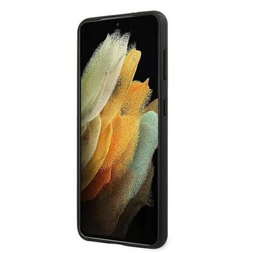 Etui Guess GUHCS21MPCUMLLIBK Samsung Galaxy S21+ Plus czarny/black hardcase Lizard Collection