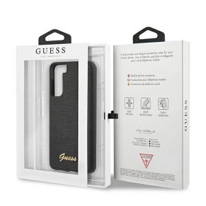 Hurtownia GSM - Etui Guess GUHCS21MPCUMLLIBK Samsung Galaxy S21+ Plus czarny/black hardcase Lizard Collection - GUE916BLK - {ean13} - Hurt