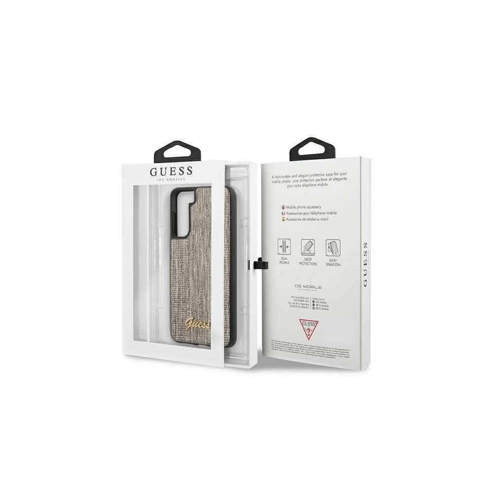Hurtownia GSM - Etui Guess GUHCS21MPCUMLLIGO Samsung Galaxy S21+ Plus złoty/gold hardcase Lizard Collection - GUE917GLD - {ean13} - Hurt