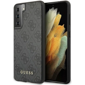 Hurtownia GSM - Etui Guess GUHCS21SG4GFGR Samsung Galaxy S21 szary/grey hard case 4G Metal Gold Logo - GUE918GRY - {ean13} - Hurt