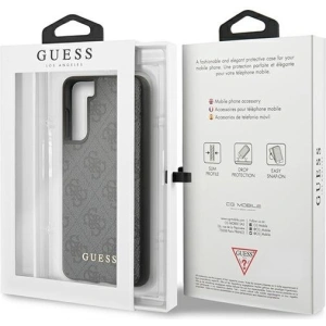 Wholesale Guess GUHCS21SG4GFGR Samsung Galaxy S21 grey hard case 4G Metal Gold Logo - GUE918GRY - {ean13} - Hurt