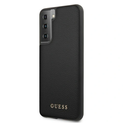 Etui Guess GUHCS21SIGLBK Samsung Galaxy S21 czarny/black hard case Iridescent