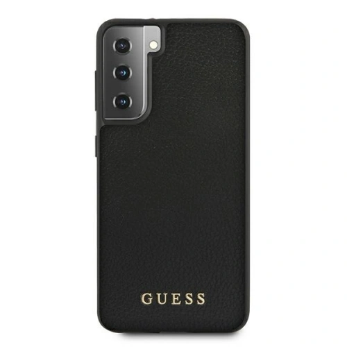 Etui Guess GUHCS21SIGLBK Samsung Galaxy S21 czarny/black hard case Iridescent