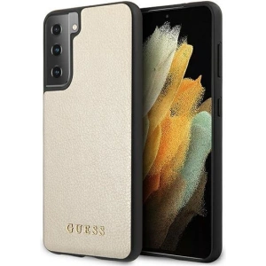 Hurtownia GSM - Etui Guess GUHCS21SIGLGO Samsung Galaxy S21 złoty/gold hard case Iridescent - GUE920GLD - {ean13} - Hurt