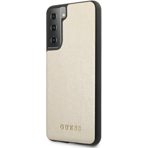 Hurtownia GSM - Etui Guess GUHCS21SIGLGO Samsung Galaxy S21 złoty/gold hard case Iridescent - GUE920GLD - {ean13} - Hurt