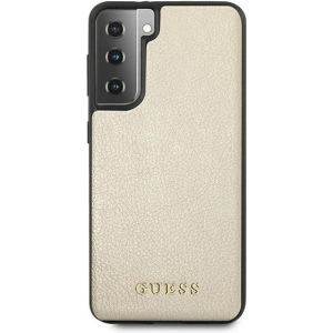 Wholesale Guess GUHCS21SIGLGO Samsung Galaxy S21 gold hard case Iridescent - GUE920GLD - {ean13} - Hurt