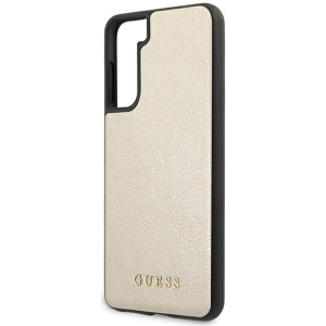 Wholesale Guess GUHCS21SIGLGO Samsung Galaxy S21 gold hard case Iridescent - GUE920GLD - {ean13} - Hurt