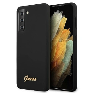 Hurtownia GSM - Etui Guess GUHCS21SLSLMGBK Samsung Galaxy S21 czarny/black hardcase Silicone Script Metal Logo - GUE921BLK - {ean13} - Hurt