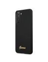 Hurtownia GSM - Etui Guess GUHCS21SLSLMGBK Samsung Galaxy S21 czarny/black hardcase Silicone Script Metal Logo - GUE921BLK - {ean13} - Hurt