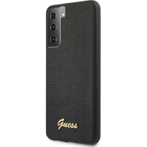 Hurtownia GSM - Etui Guess GUHCS21SPCUMLLIBK Samsung Galaxy S21 czarny/black hardcase Lizard Collection - GUE923BLK - {ean13} - Hurt