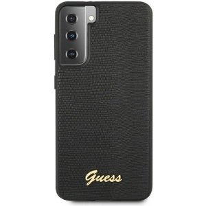 Wholesale Guess GUHCS21SPCUMLLIBK Samsung Galaxy S21 black hardcase Lizard Collection - GUE923BLK - {ean13} - Hurt