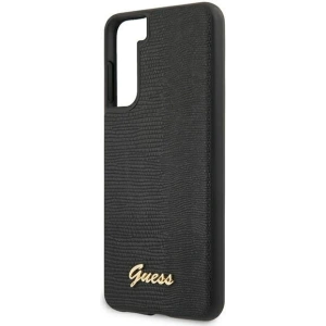 Wholesale Guess GUHCS21SPCUMLLIBK Samsung Galaxy S21 black hardcase Lizard Collection - GUE923BLK - {ean13} - Hurt