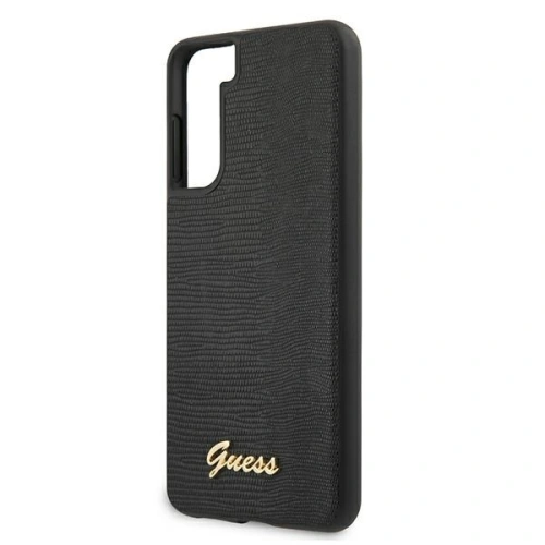 Etui Guess GUHCS21SPCUMLLIBK Samsung Galaxy S21 czarny/black hardcase Lizard Collection