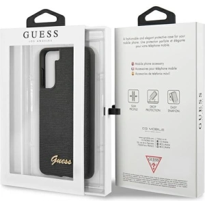 Wholesale Guess GUHCS21SPCUMLLIBK Samsung Galaxy S21 black hardcase Lizard Collection - GUE923BLK - {ean13} - Hurt