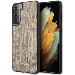 Hurtownia GSM - Etui Guess GUHCS21SPCUMLLIGO Samsung Galaxy S21 złoty/gold hardcase Lizard Collection - GUE924GLD - {ean13} - Hurt