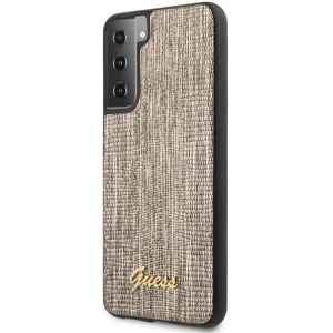 Hurtownia GSM - Etui Guess GUHCS21SPCUMLLIGO Samsung Galaxy S21 złoty/gold hardcase Lizard Collection - GUE924GLD - {ean13} - Hurt