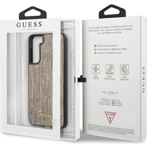 Wholesale Guess GUHCS21SPCUMLLIGO Samsung Galaxy S21 gold hardcase Lizard Collection - GUE924GLD - {ean13} - Hurt