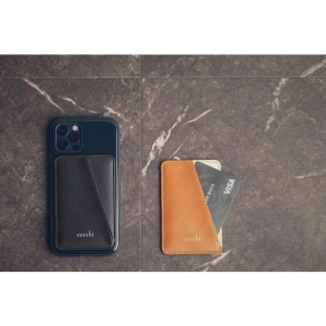 Hurtownia GSM - Portfel magnetyczny Moshi Slim Wallet (System SnapTo™) (Jet Black) - MOSH134BLK - {ean13} - Hurt
