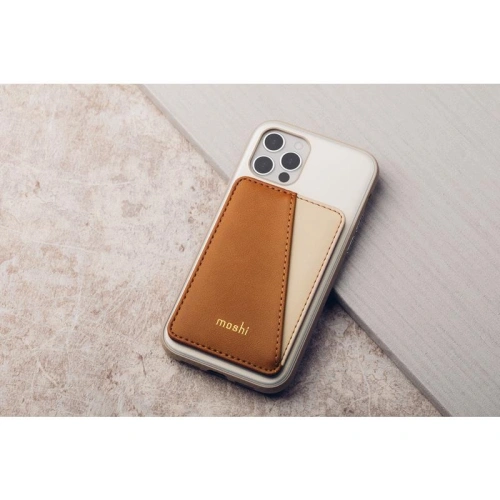 Portfel magnetyczny Moshi Slim Wallet (System SnapTo™) (Jet Black)