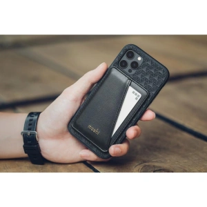 Wholesale Moshi Slim Wallet (System SnapTo™) (Jet Black) - MOSH134BLK - {ean13} - Hurt