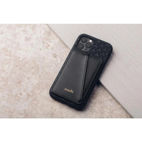 Portfel magnetyczny Moshi Slim Wallet (System SnapTo™) (Luna Pink)