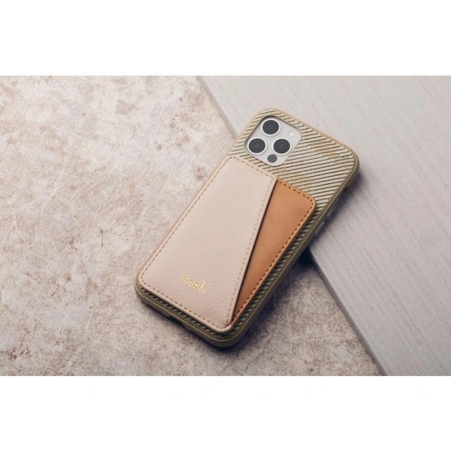 Portfel magnetyczny Moshi Slim Wallet (System SnapTo™) (Luna Pink)