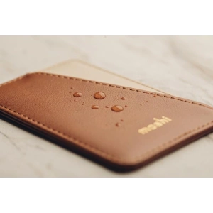 Wholesale Moshi Slim Wallet (System SnapTo™) (Caramel Brown) - MOSH136BR - {ean13} - Hurt