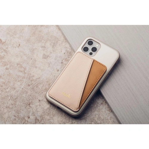 Portfel magnetyczny Moshi Slim Wallet (System SnapTo™) (Caramel Brown)