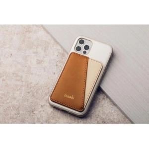 Wholesale Moshi Slim Wallet (System SnapTo™) (Caramel Brown) - MOSH136BR - {ean13} - Hurt