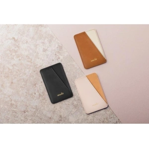 Wholesale Moshi Slim Wallet (System SnapTo™) (Caramel Brown) - MOSH136BR - {ean13} - Hurt