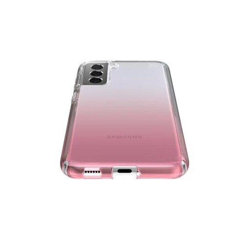 Etui Speck Presidio Perfect-Clear Ombre Samsung Galaxy S21 z powłoką MICROBAN (Clear/Vintage Rose Fade)