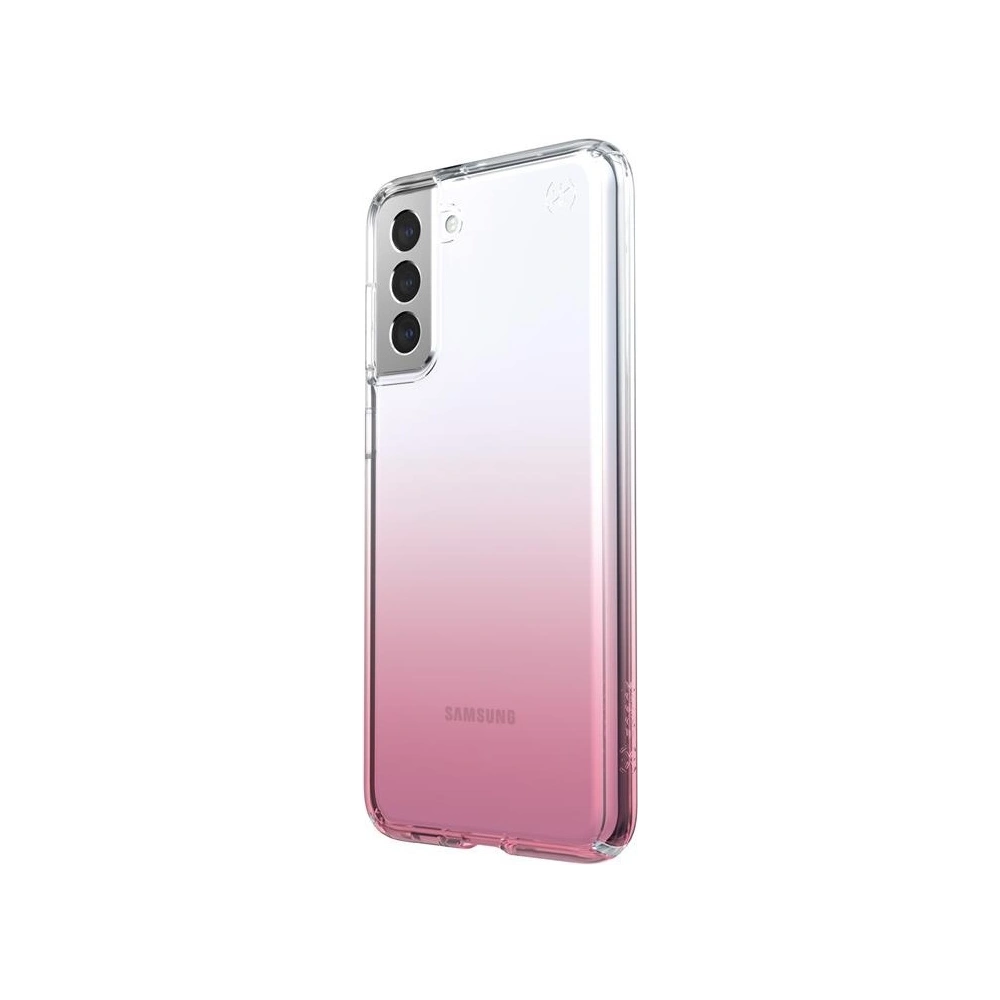 Hurtownia GSM - Etui Speck Presidio Perfect-Clear Ombre Samsung Galaxy S21+ Plus z powłoką MICROBAN (Clear/Vintage Rose Fade) - SPK227CLRS - {ean13} - Hurt