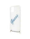 Hurtownia GSM - Etui Guess GUHCP12SCRTVSBL Apple iPhone 12 mini niebieski/blue hardcase Script Vintage - GUE925BLU - {ean13} - Hurt
