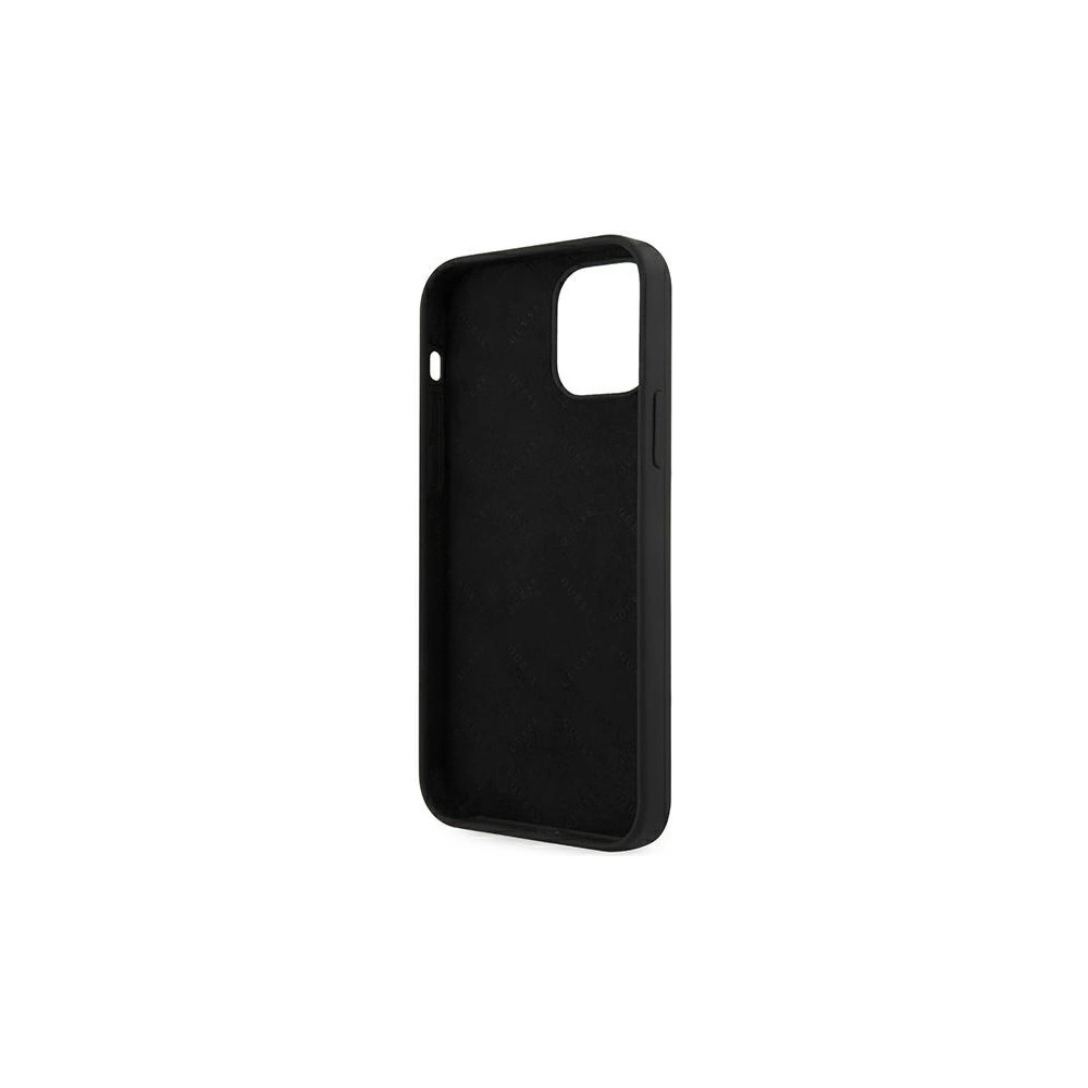 Hurtownia GSM - Etui Guess GUHCP12SLSVSBK Apple iPhone 12 mini czarny/black hardcase Script Vintage - GUE927BLK - {ean13} - Hurt