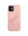 Hurtownia GSM - Etui Guess GUHCP12SLSVSPI Apple iPhone 12 mini różowy/pink hardcase Script Vintage - GUE928PNK - {ean13} - Hurt