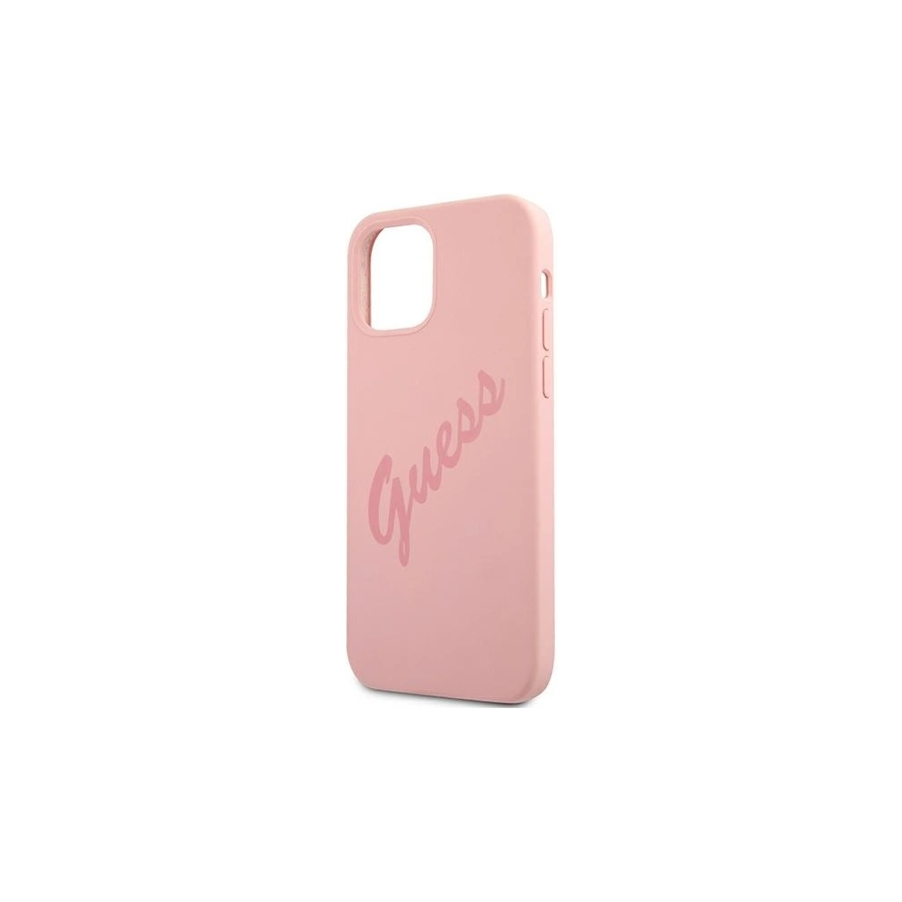 Wholesale Guess GUHCP12SLSVSPI Apple iPhone 12 mini pink hardcase Script Vintage - GUE928PNK - {ean13} - Hurt