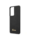 Hurtownia GSM - Etui Guess GUHCS21LPCUMLLIBK Samsung Galaxy S21 Ultra czarny/black hardcase Lizard Collection - GUE933BLK - {ean13} - Hurt