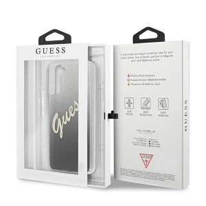 Hurtownia GSM - Etui Guess GUHCS21MPCUGLSBK Samsung Galaxy S21+ Plus czarny/black hardcase Glitter Gradient Script - GUE934BLK - {ean13} - Hurt
