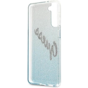 Hurtownia GSM - Etui Guess GUHCS21MPCUGLSBL Samsung Galaxy S21+ Plus niebieski/blue hardcase Glitter Gradient Script - GUE935BLU - {ean13} - Hurt