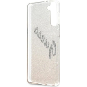 Hurtownia GSM - Etui Guess GUHCS21MPCUGLSGO Samsung Galaxy S21+ Plus złoty/gold hardcase Glitter Gradient Script - GUE936GLD - {ean13} - Hurt