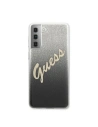 Hurtownia GSM - Etui Guess GUHCS21SPCUGLSBK Samsung Galaxy S21 czarny/black hardcase Glitter Gradient Script - GUE938BLK - {ean13} - Hurt