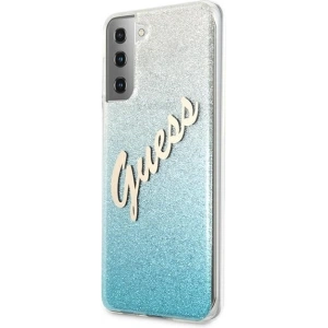 Hurtownia GSM - Etui Guess GUHCS21SPCUGLSBL Samsung Galaxy S21 niebieski/blue hardcase Glitter Gradient Script - GUE939BLU - {ean13} - Hurt