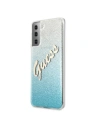 Hurtownia GSM - Etui Guess GUHCS21SPCUGLSBL Samsung Galaxy S21 niebieski/blue hardcase Glitter Gradient Script - GUE939BLU - {ean13} - Hurt