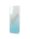 Hurtownia GSM - Etui Guess GUHCS21SPCUGLSBL Samsung Galaxy S21 niebieski/blue hardcase Glitter Gradient Script - GUE939BLU - {ean13} - Hurt