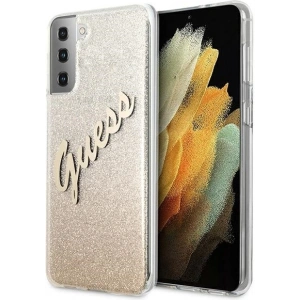 Hurtownia GSM - Etui Guess GUHCS21SPCUGLSGO Samsung Galaxy S21 złoty/gold hardcase Glitter Gradient Script - GUE940GLD - {ean13} - Hurt