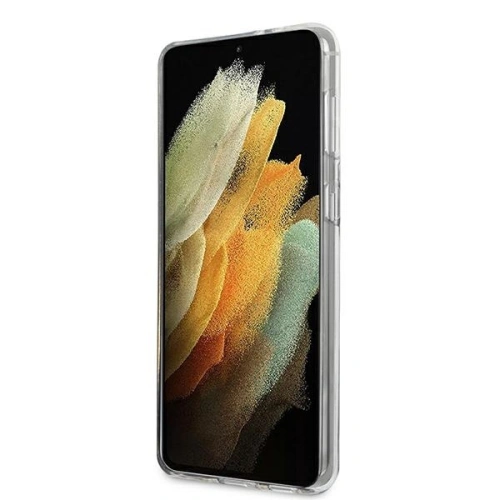 Etui Guess GUHCS21SPCUGLSGO Samsung Galaxy S21 złoty/gold hardcase Glitter Gradient Script