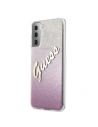 Wholesale Guess GUHCS21SPCUGLSPI Samsung Galaxy S21 pink hardcase Glitter Gradient Script - GUE941PNK - {ean13} - Hurt